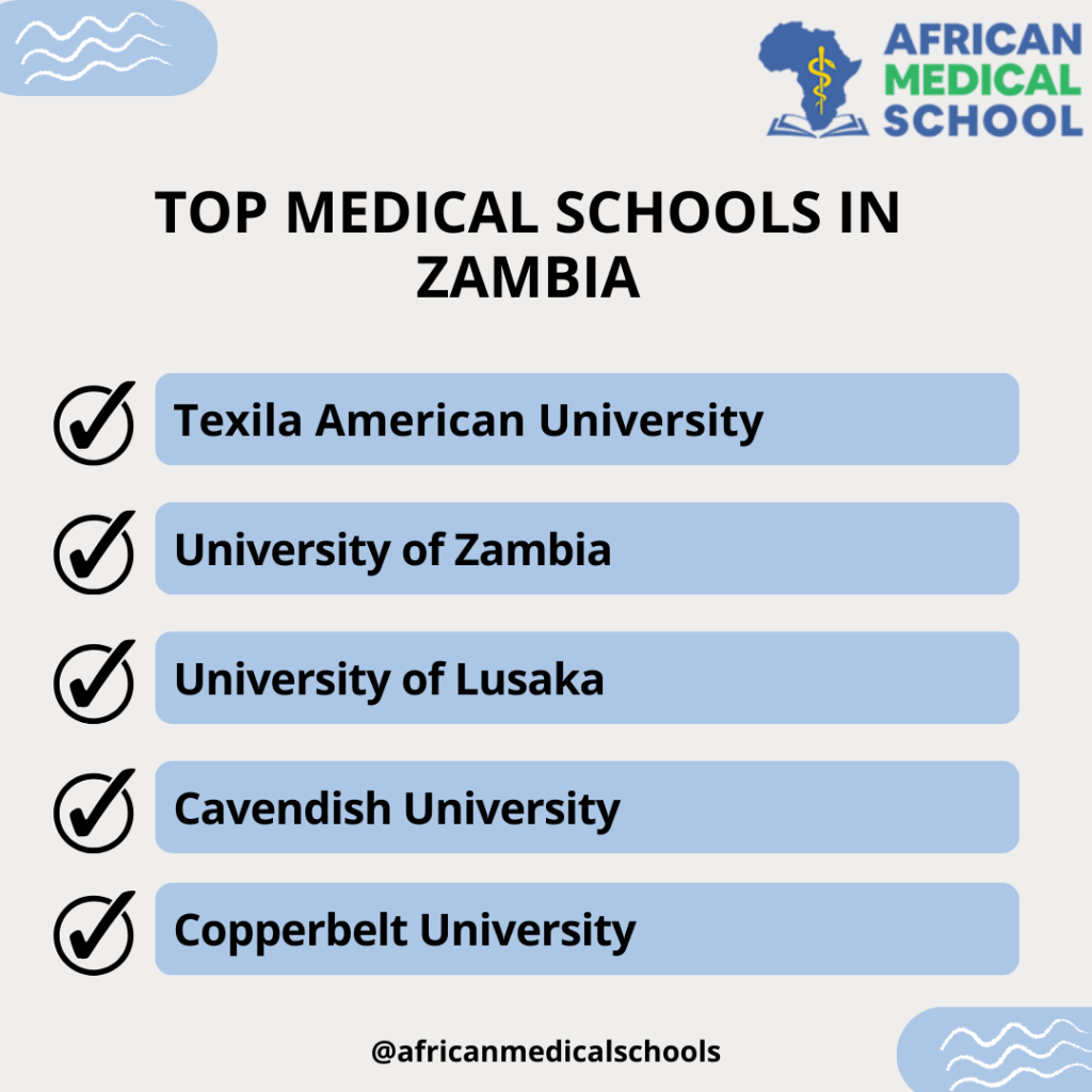 Top Medical Schools in Zambia to watch out in 2023